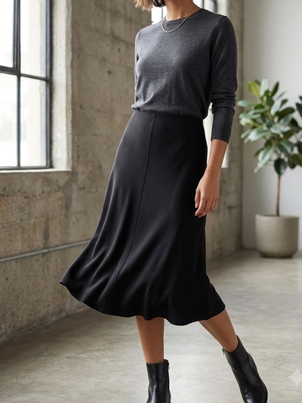 Eddie Bauer Knit Midi Skirt